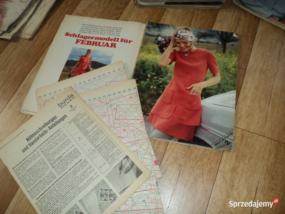 Burda moden 21970 wykroje instrukcja Kultura i Rozrywka Nowy Sącz