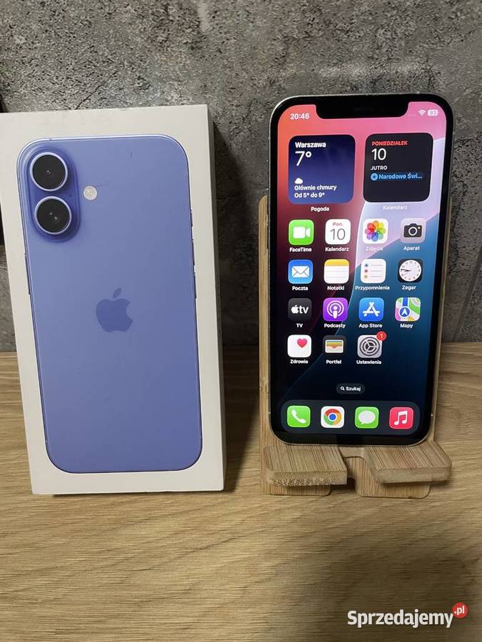 Sprzedam iPhonea 12 Pro 128 GB w kolorze białym Apple / iPhone zachodniopomorskie Koszalin