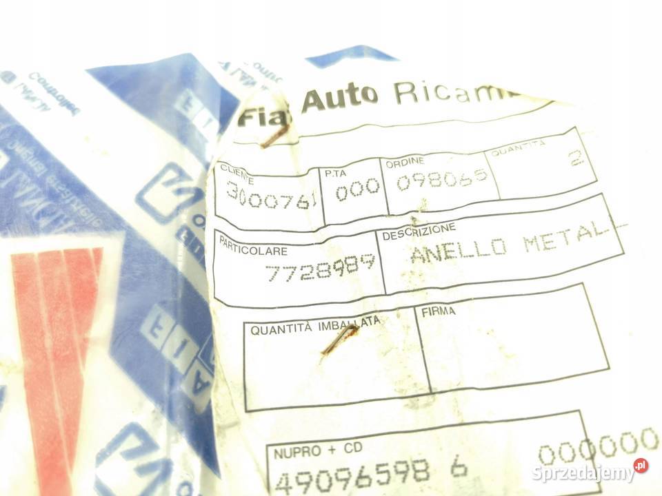 PIERŚCIEŃ DYSTANSOWY DYFERENCJAŁU FIAT PUNTO I lubelskie