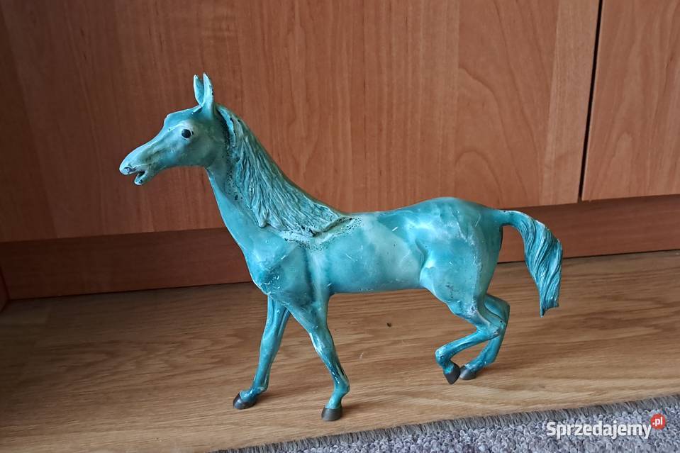 Figurka Koń Mosiądz patynowany 17 Suwałki