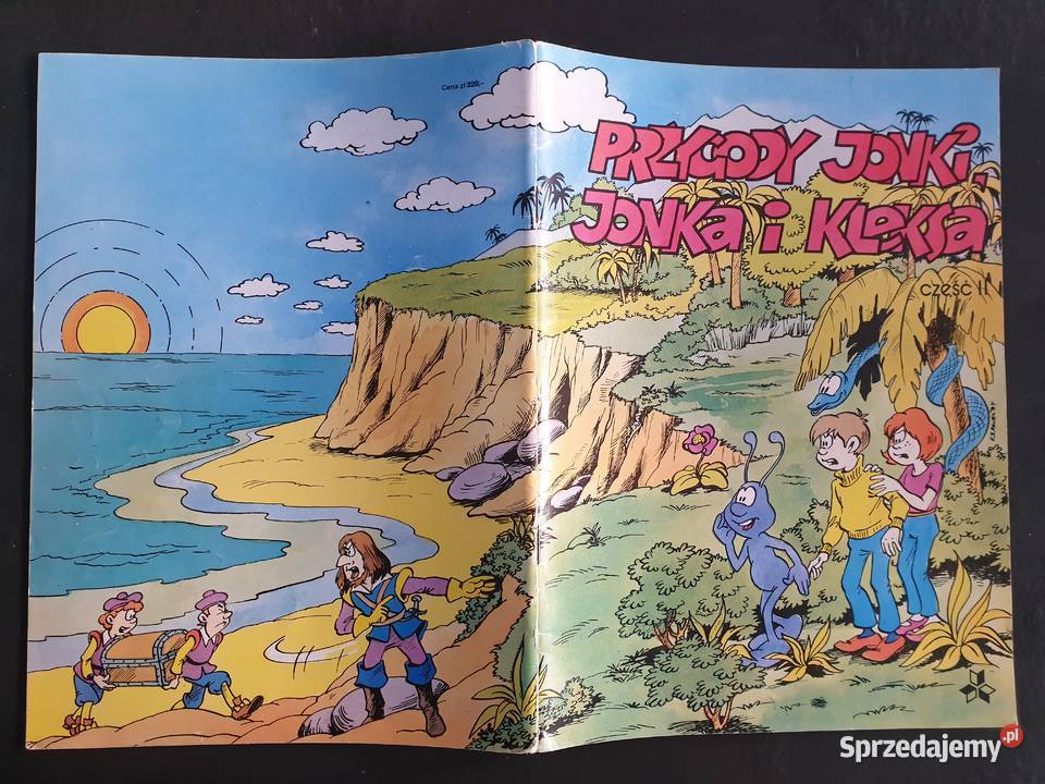 Przygody Jonki Jonka i Kleksa cz I i II komplet Komiksy pomorskie