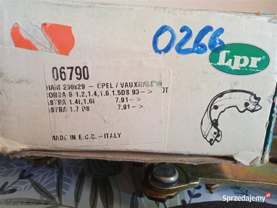 Szczęki hamulcowe opel komplet osobowe