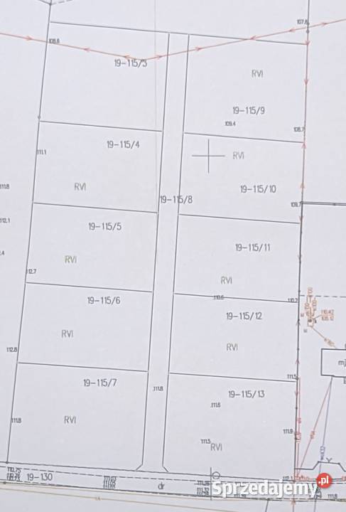 Działka budowlana 1167 m2 Tupadły gmina Wielgie