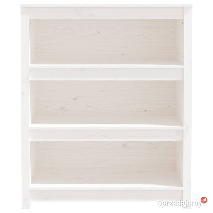 Regał na książki biały 80x35x97 lite drewno Warszawa sprzedam
