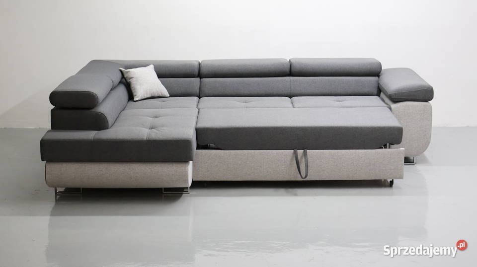 TNU Narożnik funkcja spania pojemnik regulowane Poznań sprzedam