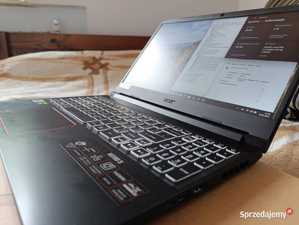 Acer Nitro 5 144HZ i5 10300H RTX 2060 16RAM