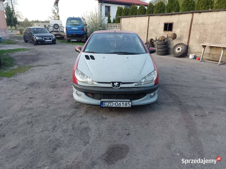 Fajny Peugeot 206 CC2001 r20 BenzDługie Oce i Zduńska Wola