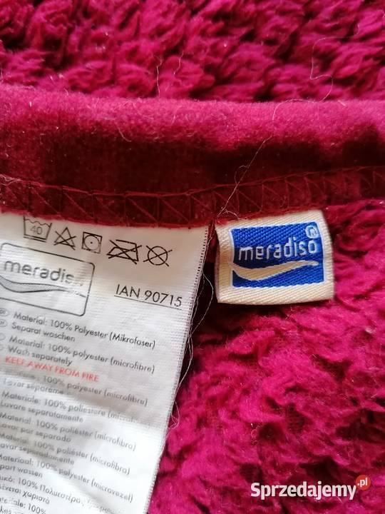 Czerwony koc duży Moda i Styl Gdańsk