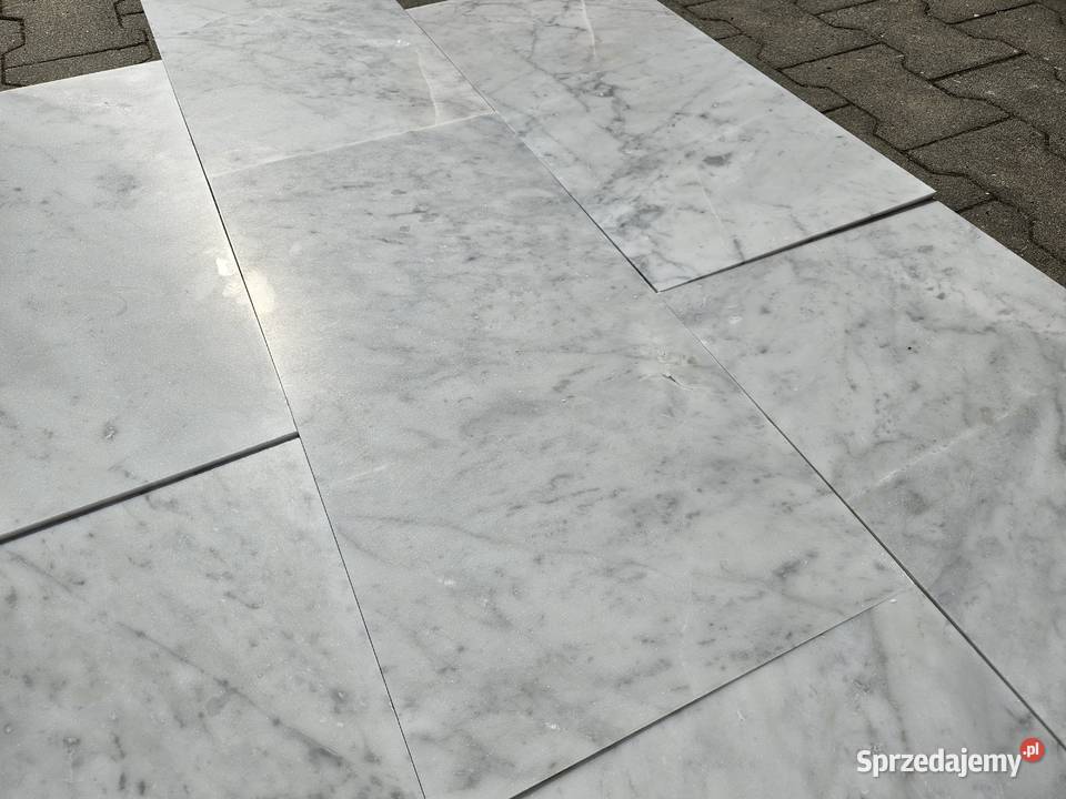 Płytka marmurowa Carrara Bianco 60x30x2 matowa podkarpackie