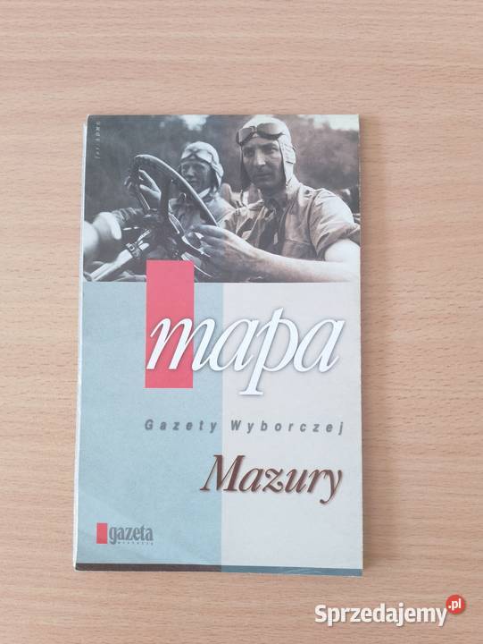 Mapa papierowa MAZURY składana turystyczna Poznań