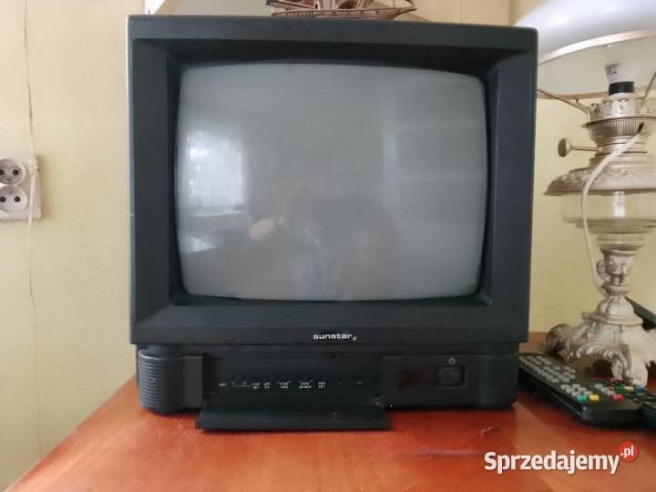 Stary przenośny telewizor Sunstar 21 Kineskopowy Bełchatów