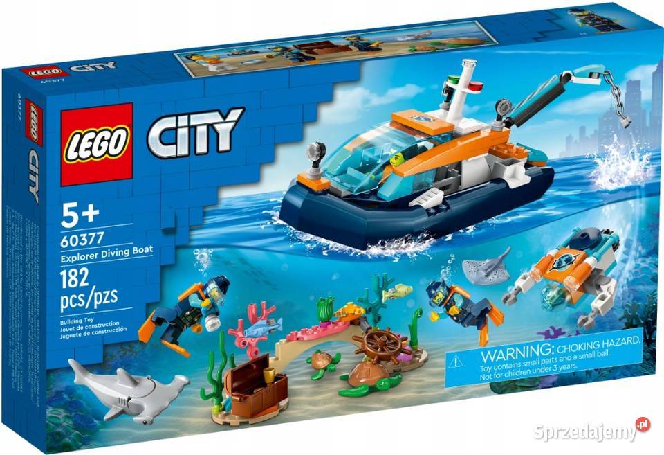 LEGO CITY 60377 ŁÓDŹ DO NURKOWANIA BADACZA Warszawa sprzedam