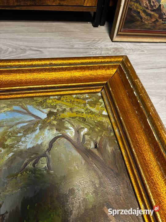 Obraz malowany na płótnie farba olejna duża zachodniopomorskie Szczecin