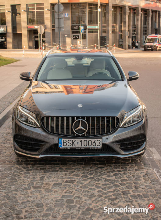 Mercedes C, spełnia najnowszą normę euro6, serwis aso, niski przebieg, AMG