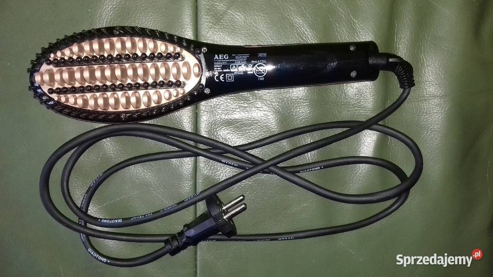 Szczotka prostująca czarna AEG GB 56872334202 Kołobrzeg sprzedam