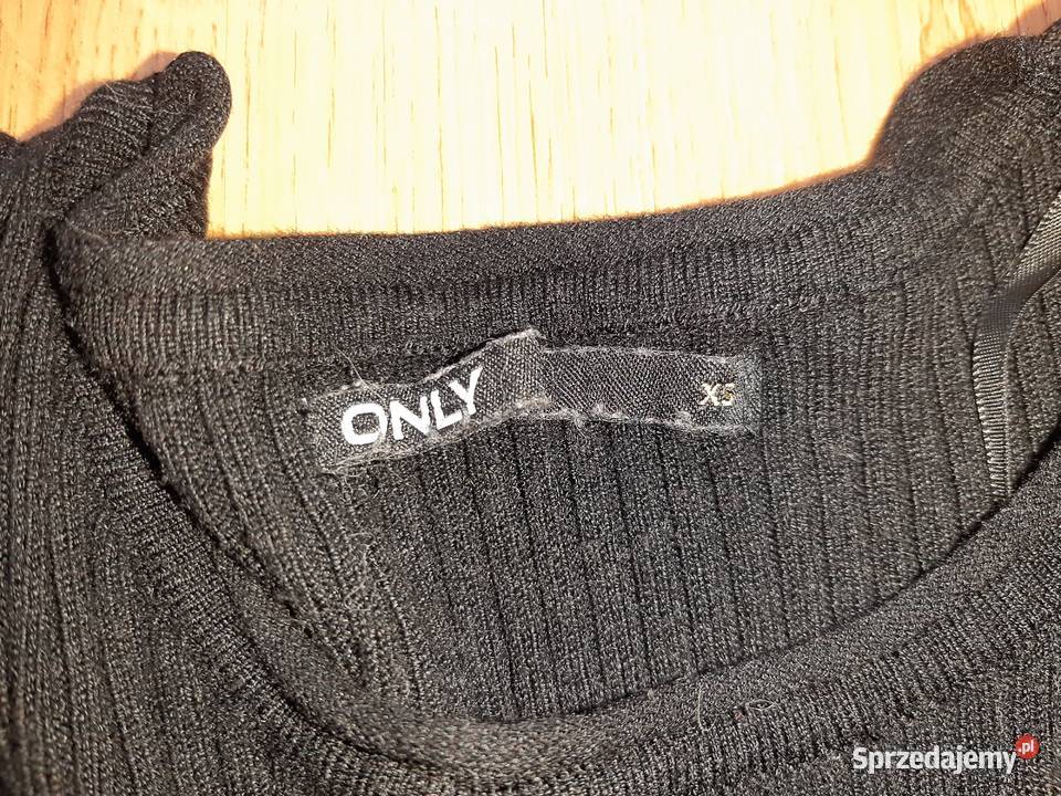 Sukienka Mała Czarna ONLY z długim rękawem XS34 czarny Rawicz sprzedam