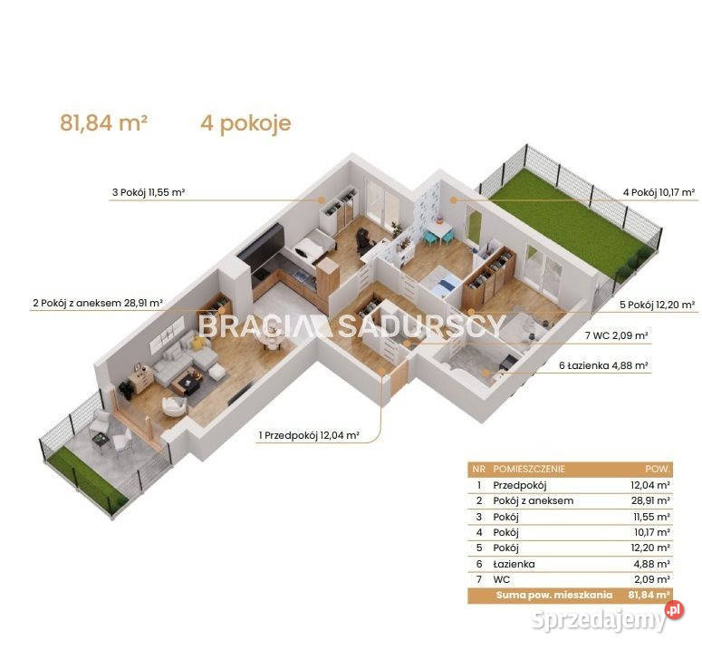 Mieszkanie 8184m2 Katowice Rok budowy 2024 sprzedam