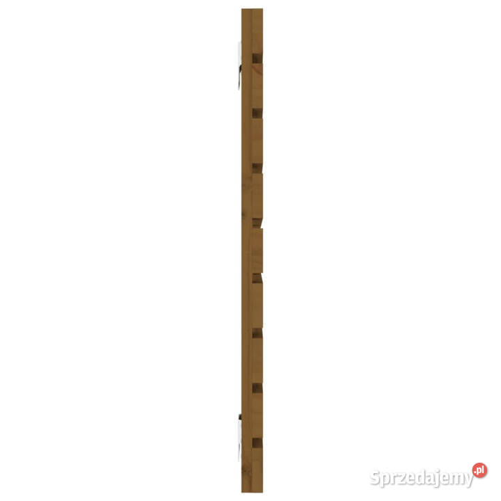 Wezgłowie łóżka miodowy brąz 156x3x63 lite