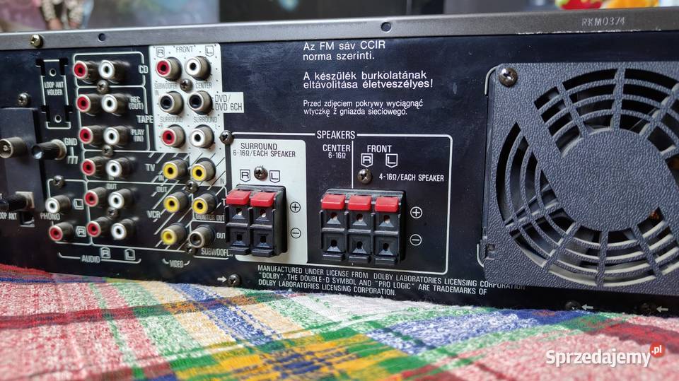 Amplituner technics SA AX539 51 5x80w zadbany Amplitunery