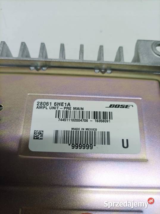 WZMACNIACZ 280616HE1A Infiniti Q50 I 2013 Motoryzacja