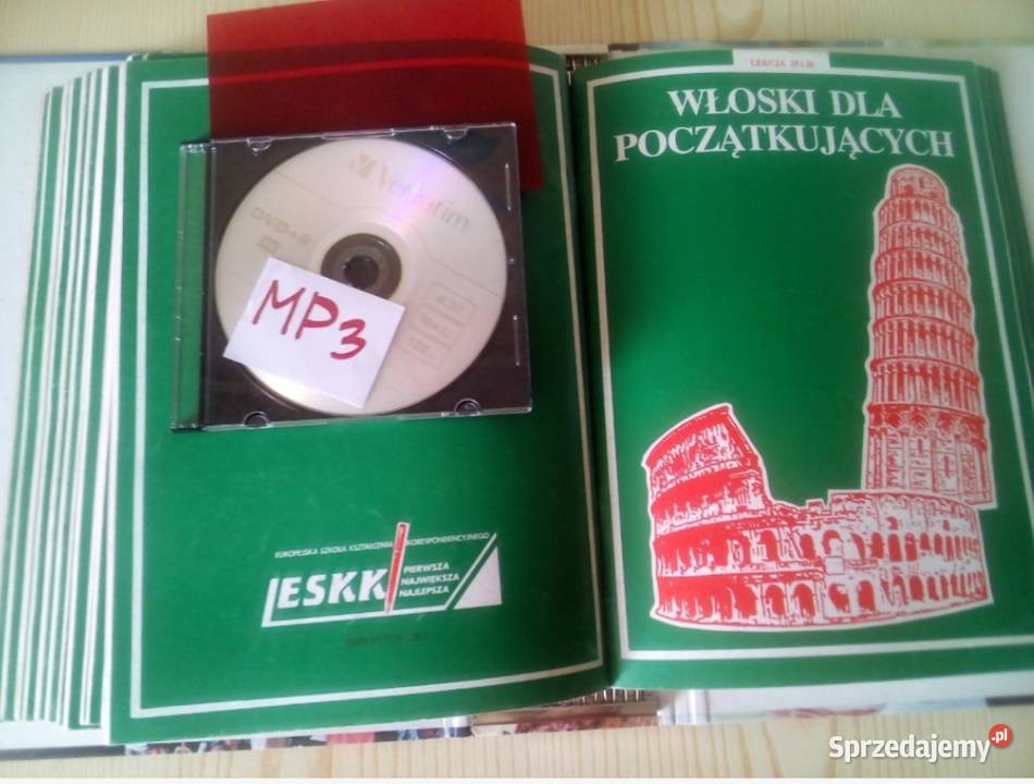 ESKK Włoski początkujących kasety MP3 Książki do nauki języka obcego zachodniopomorskie Koszalin