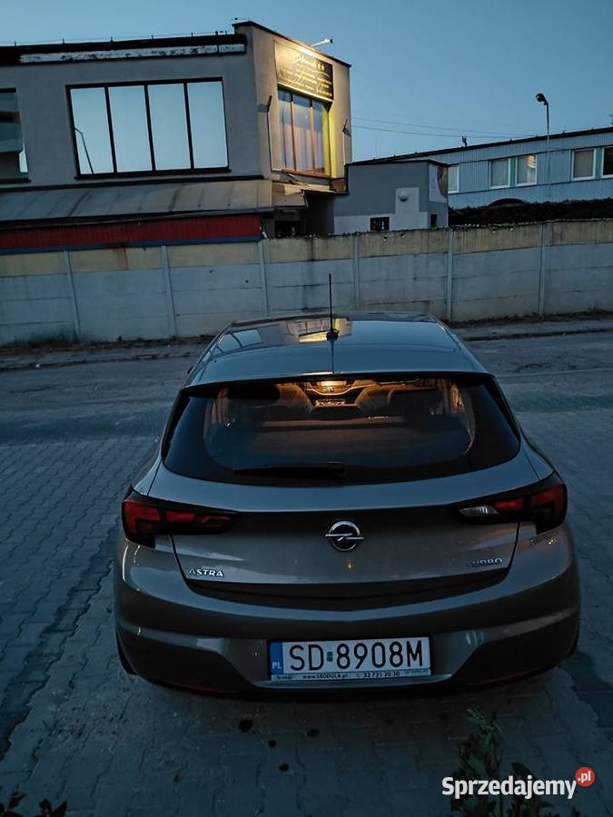 Opel Astra K 2017 krajowy benzyna wielofunkcyjna kierownica śląskie Dąbrowa Górnicza