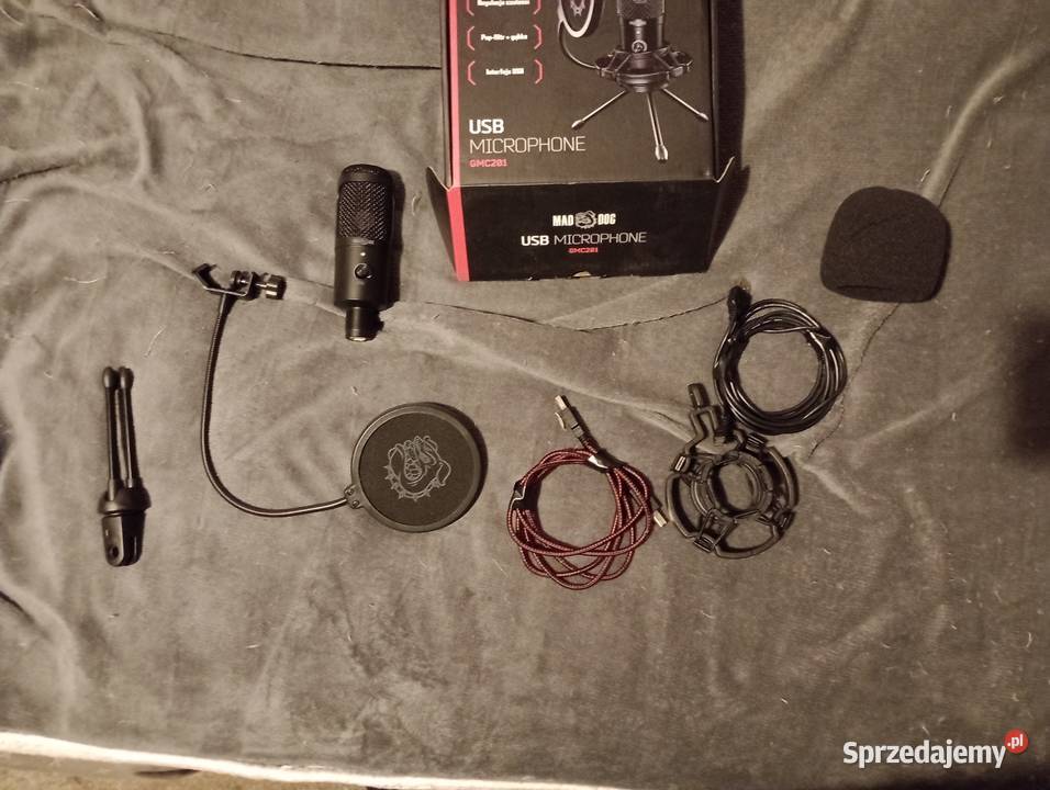 Mikrofon do streamów mad dog USB GMC201