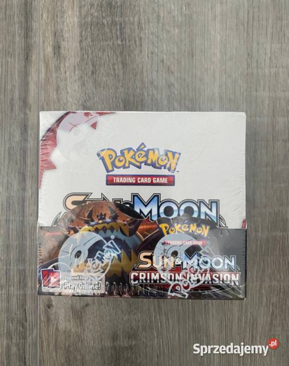 Zestaw kart Pokemon serii Crimson Invasion Wrocław sprzedam