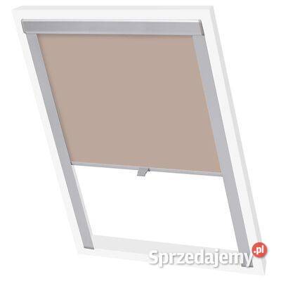 vidaXL Roleta zaciemniająca beżowa SK06133489 mazowieckie Warszawa