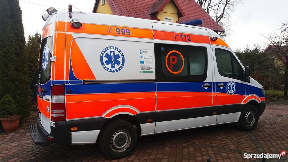 Ambulans karetka Mercedes Sprinter 319 v6 190 Biskupiec-Kolonia Druga