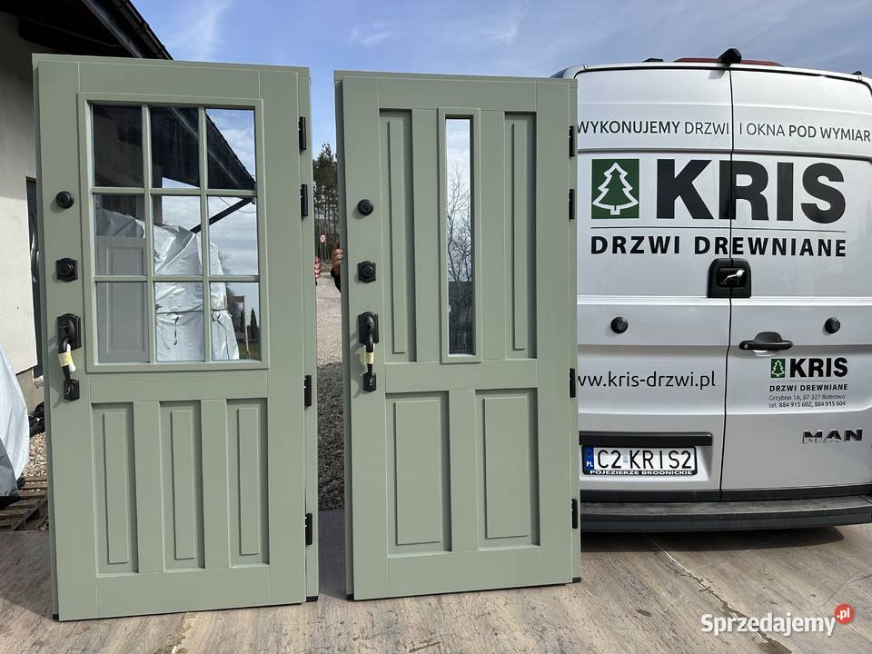 Drzwi wejściowe zewnętrzne Zklamką SCHLAGE Grzybno