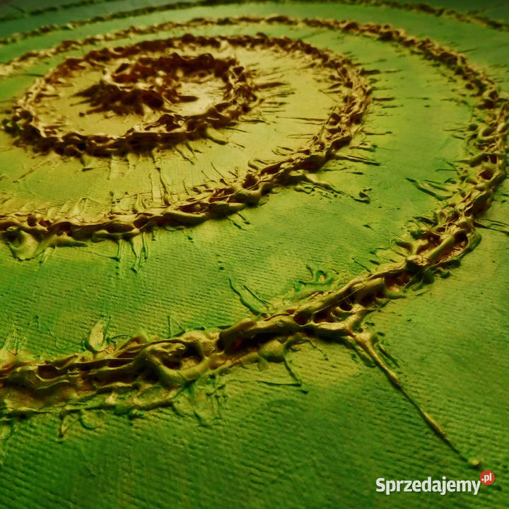 Obraz akryl płótno Złota spirala 5 50x50 łódzkie Sieradz