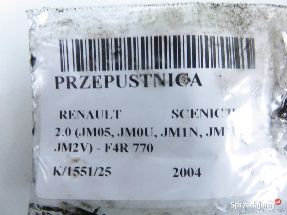 PRZEPUSTNICA RENAULT SCENIC II 20 8200171134B