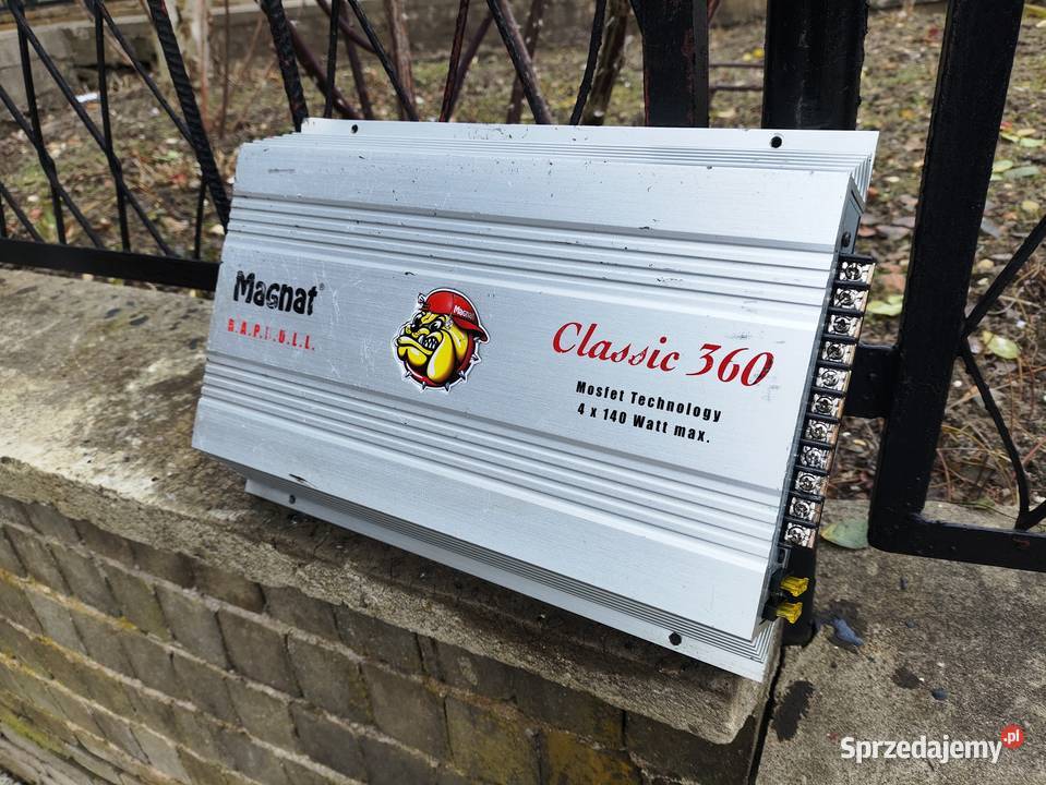 Wzmacniacz samochodowy 4 kanałowy Magnat Classic Ilość kanałów 4 śląskie