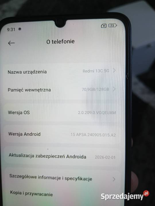 Redmi 13 C 5g podkarpackie Malawa sprzedam