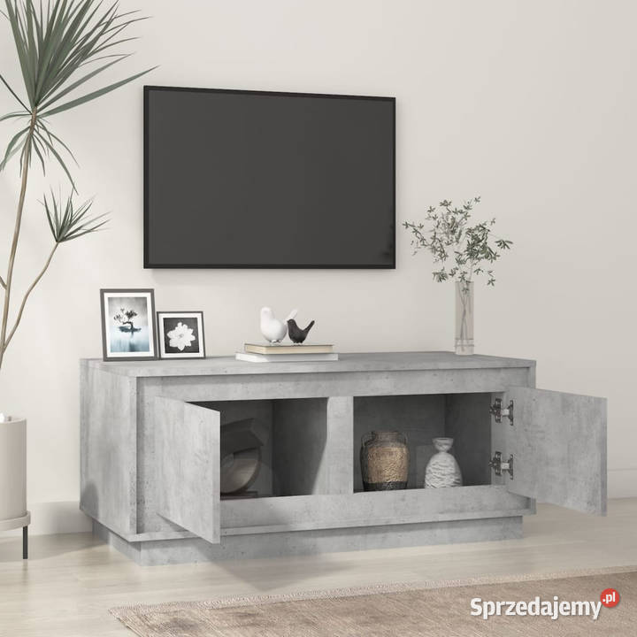 Stolik kawowy szarość betonu 102x50x44 WM819880 Stoły