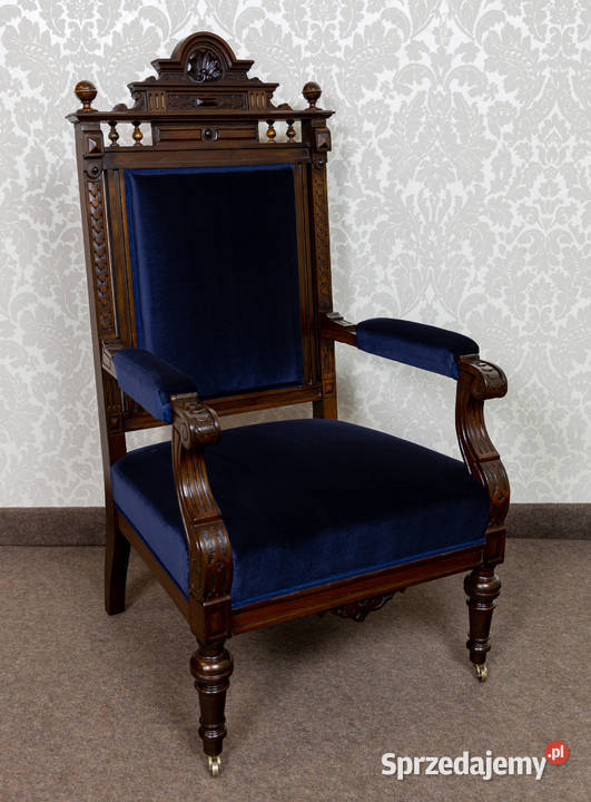 Fotel neorenesansowy antyk stary eklektyczny sprzedam