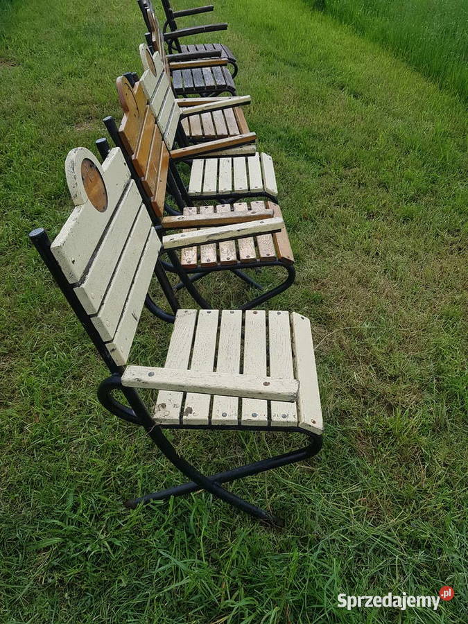 Krzesło krzesła fotel metalowe rurka z Meble ogrodowe Głogowa