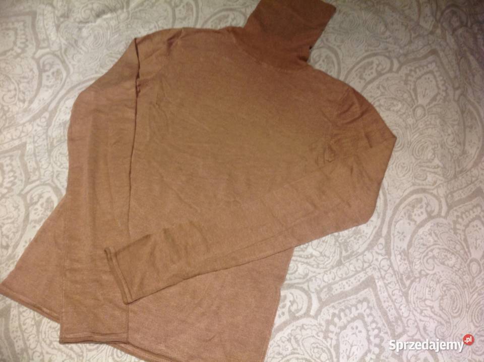 Golf Sweter Beżowy Damski STRADIVARIUS S Rozmiar 36(S) Nowa Sól