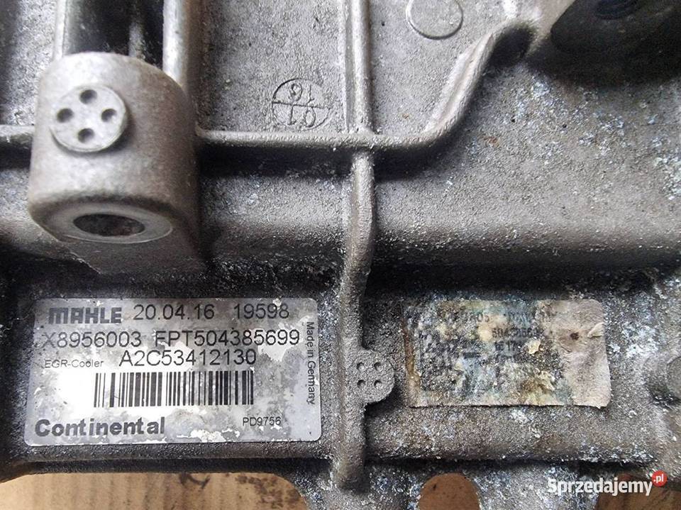 CHŁODNICZKA SPALIN IVECO DAILY 35S18 504317811 osobowe Części samochodowe Lipno