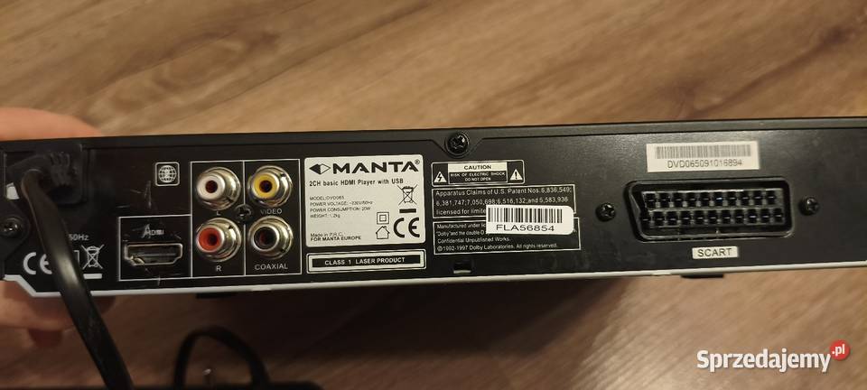 Odtwarzacz DVD Manta Stara Wieś