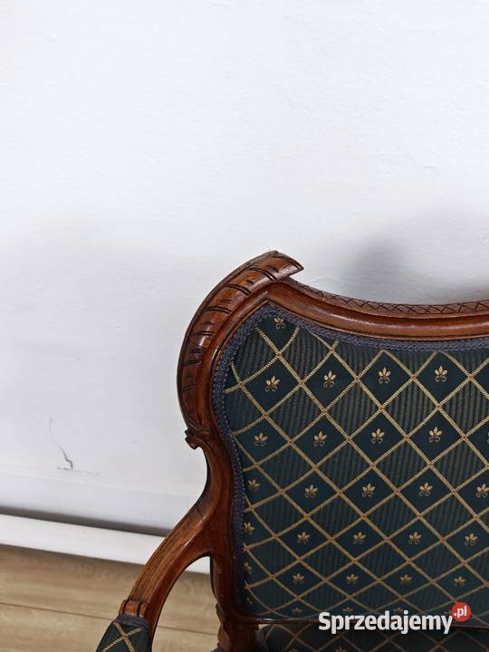 Piękna sofa kanapa w stylu rokoko ludwika Sandomierz