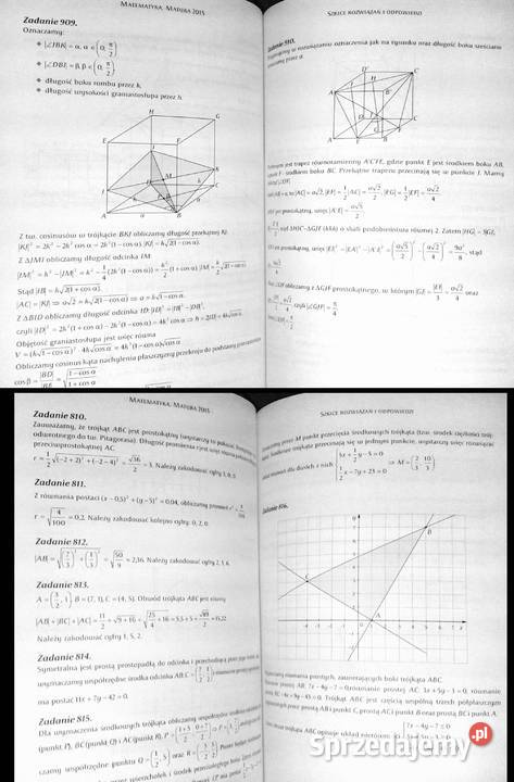 Matematyka Zbiór zadań maturalnych Matura 2015 I Rok wydania 2014 Pozostałe lubelskie Chełm
