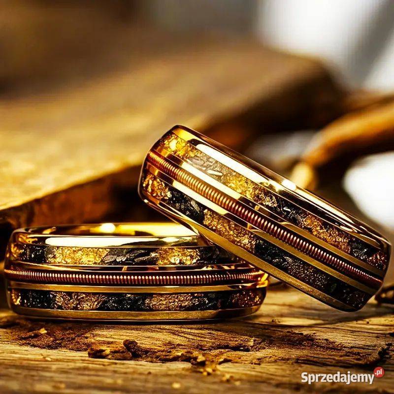 OBRĄCZKA SZEROKA 6 mm ze stali chirurgicznej ze Obrączki Biżuteria Swarzędz