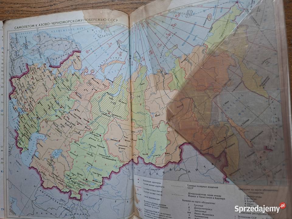 AzowoCzarnomorskie wybrzeże CCCP ZSRR atlas Kraków