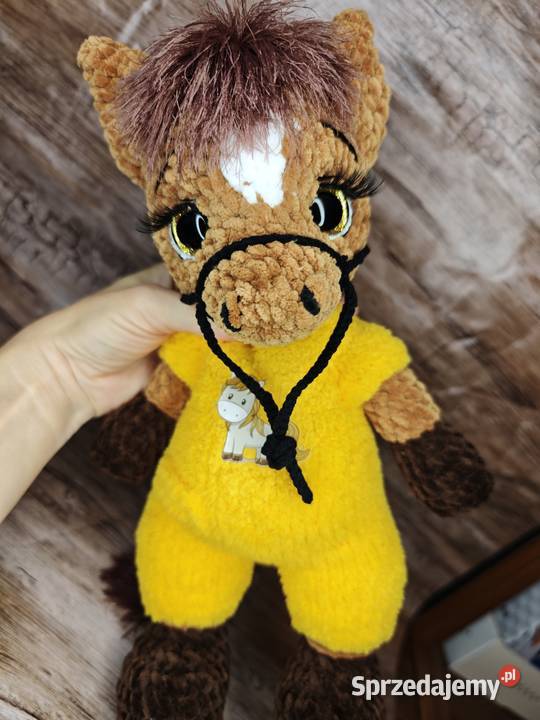 Maskotka konik na szydełku Szczecin