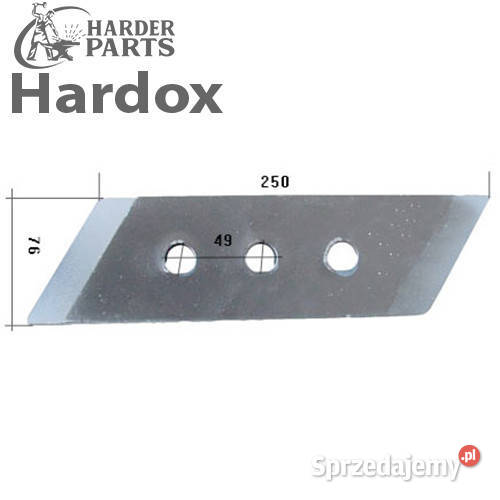Dłuto 100ha HARDOX 173332P części do pługa Suwałki