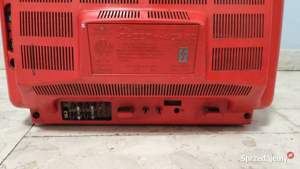 Stary radziecki telewizor junost Poznań