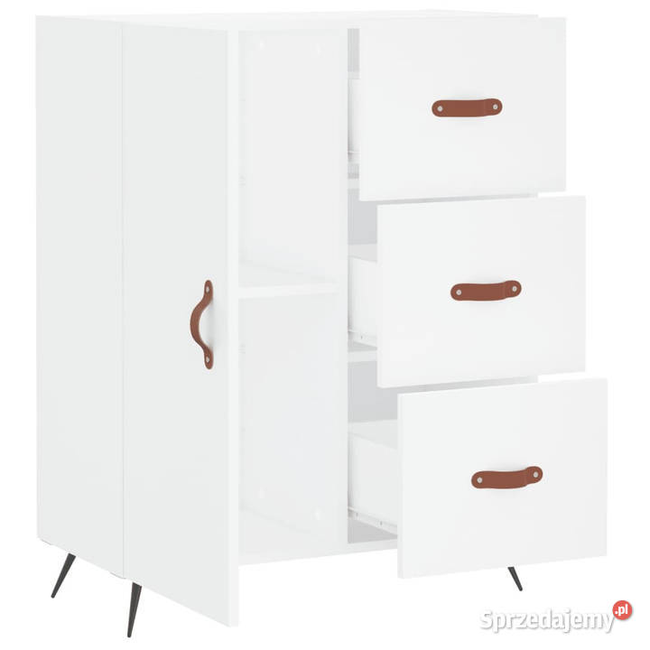 Szafka biała 695x34x90 materiał drewnopochodny Szafki