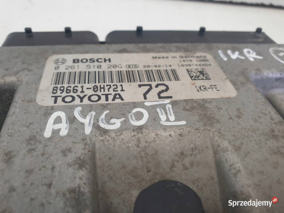 Toyota Aygo II 10 B STEROWNIK SILNIKA komputer Chełm sprzedam